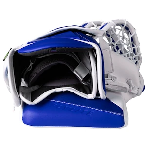 Lapačka Bauer Vapor FLYLITE White/Blue Senior na levou ruku (normální)