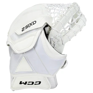 Lapačka CCM Axis 2 white/white/white/white Senior na levou ruku (normální)