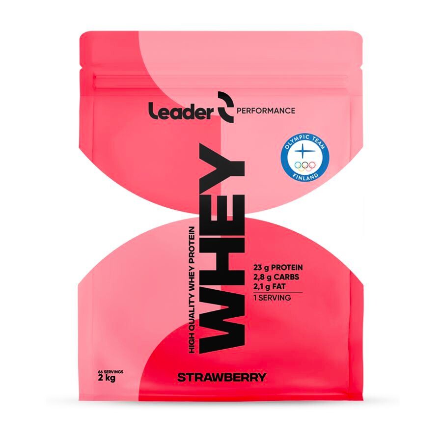 Leader Whey Protein 2000 g jahoda - thumb (3)