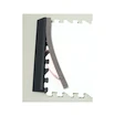 Lišta k ukončení syntetického ledu WinnWell  HOCKEY TILE EDGING REBOUNDING FOAM 17.5" x 1" GREY