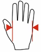 MadMax Vozíčkářské rukavice Short fingers 2 GWC002