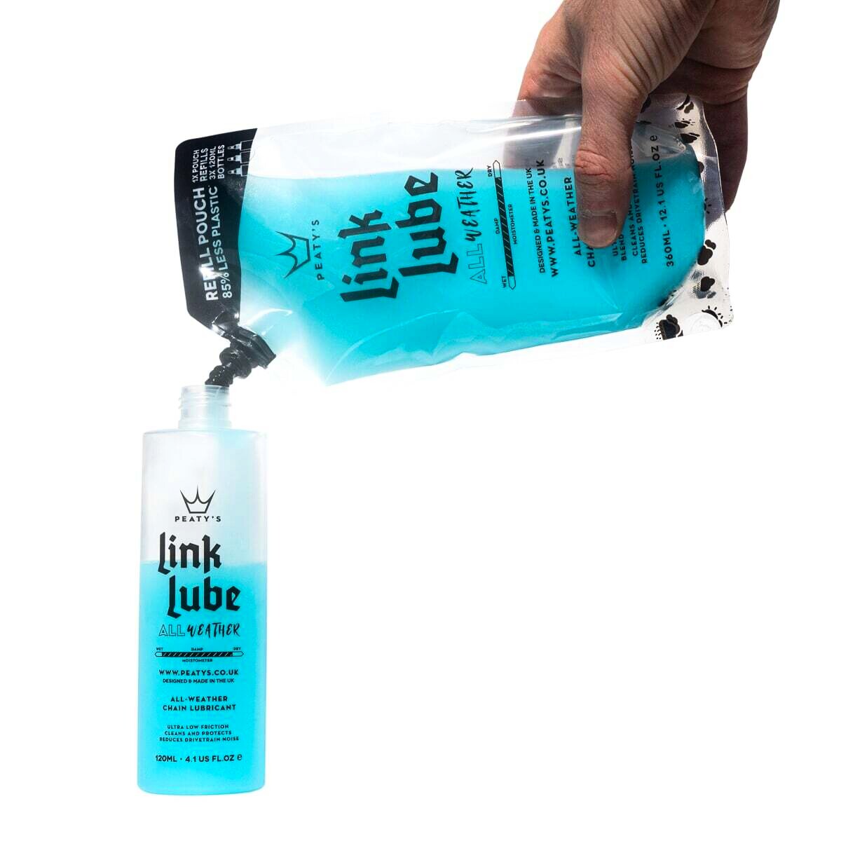 Mazivo na řetěz PEATY'S  All-weather refill pouch 360 ml (pll-360-24) - thumb (1)
