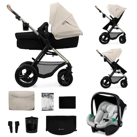 Městský kočárek Kinderkraft Moov 2 3in1 Moonlight Grey