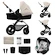 Městský kočárek Kinderkraft Moov 2 3in1 Moonlight Grey