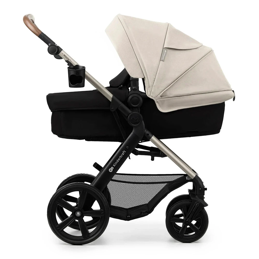 Městský kočárek Kinderkraft Moov 2 3in1 Moonlight Grey Eva Wheels