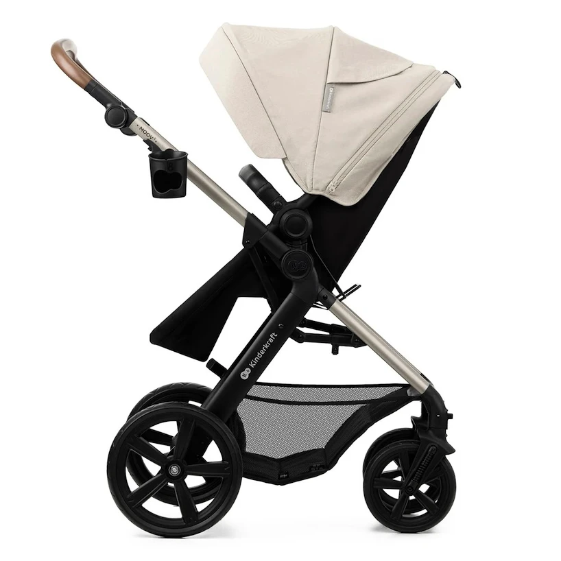 Městský kočárek Kinderkraft Moov 2 3in1 Moonlight Grey Eva Wheels