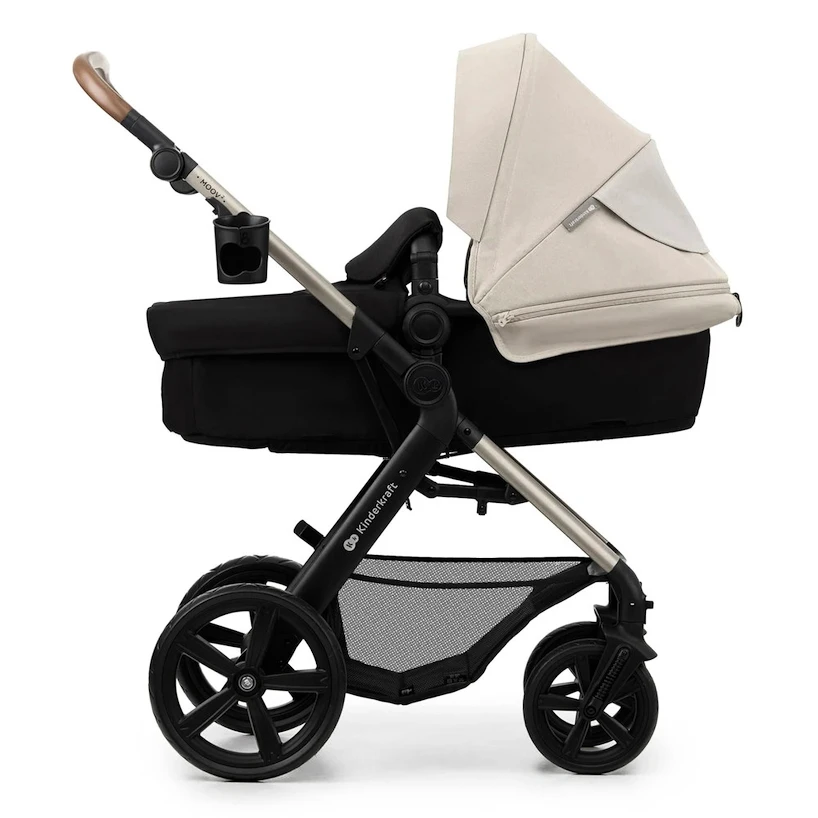 Městský kočárek Kinderkraft Moov 2 3in1 Moonlight Grey Eva Wheels