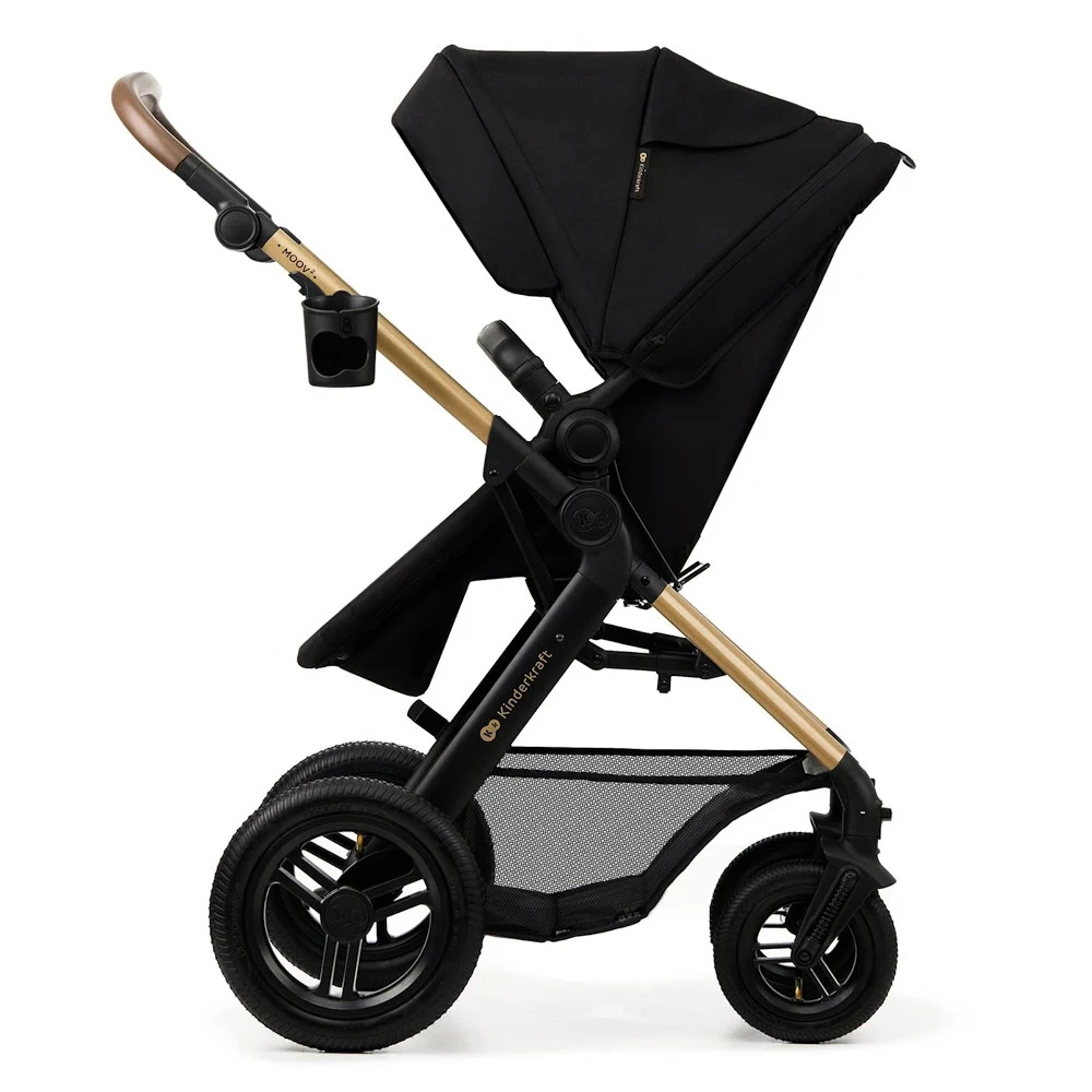 Městský kočárek Kinderkraft Moov 2 3in1 Pure Black