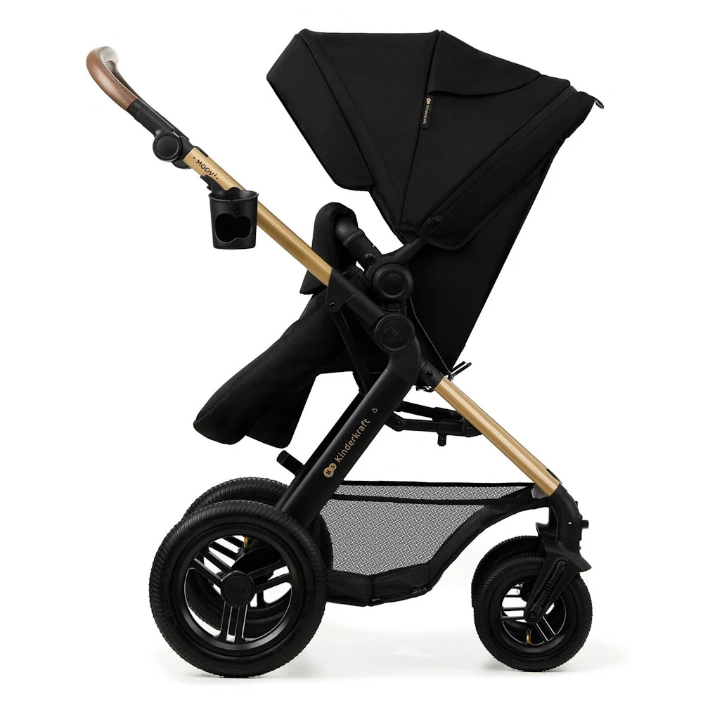 Městský kočárek Kinderkraft Moov 2 3in1 Pure Black