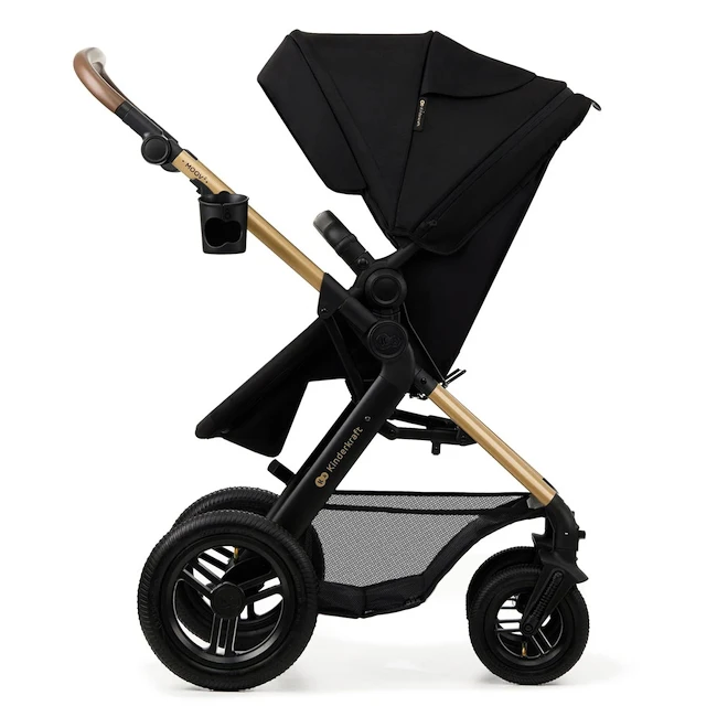 Městský kočárek Kinderkraft Moov 2 3in1 Pure Black