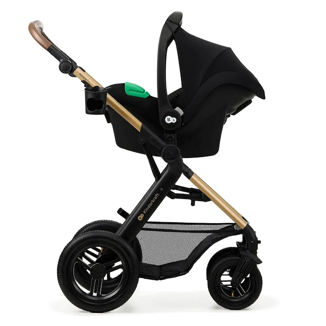 Městský kočárek Kinderkraft Moov 2 3in1 Pure Black