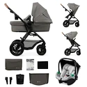 Městský kočárek Kinderkraft Moov 2 Air 3In1 Light Grey