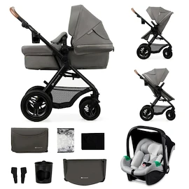 Městský kočárek Kinderkraft Moov 2 Air 3In1 Light Grey