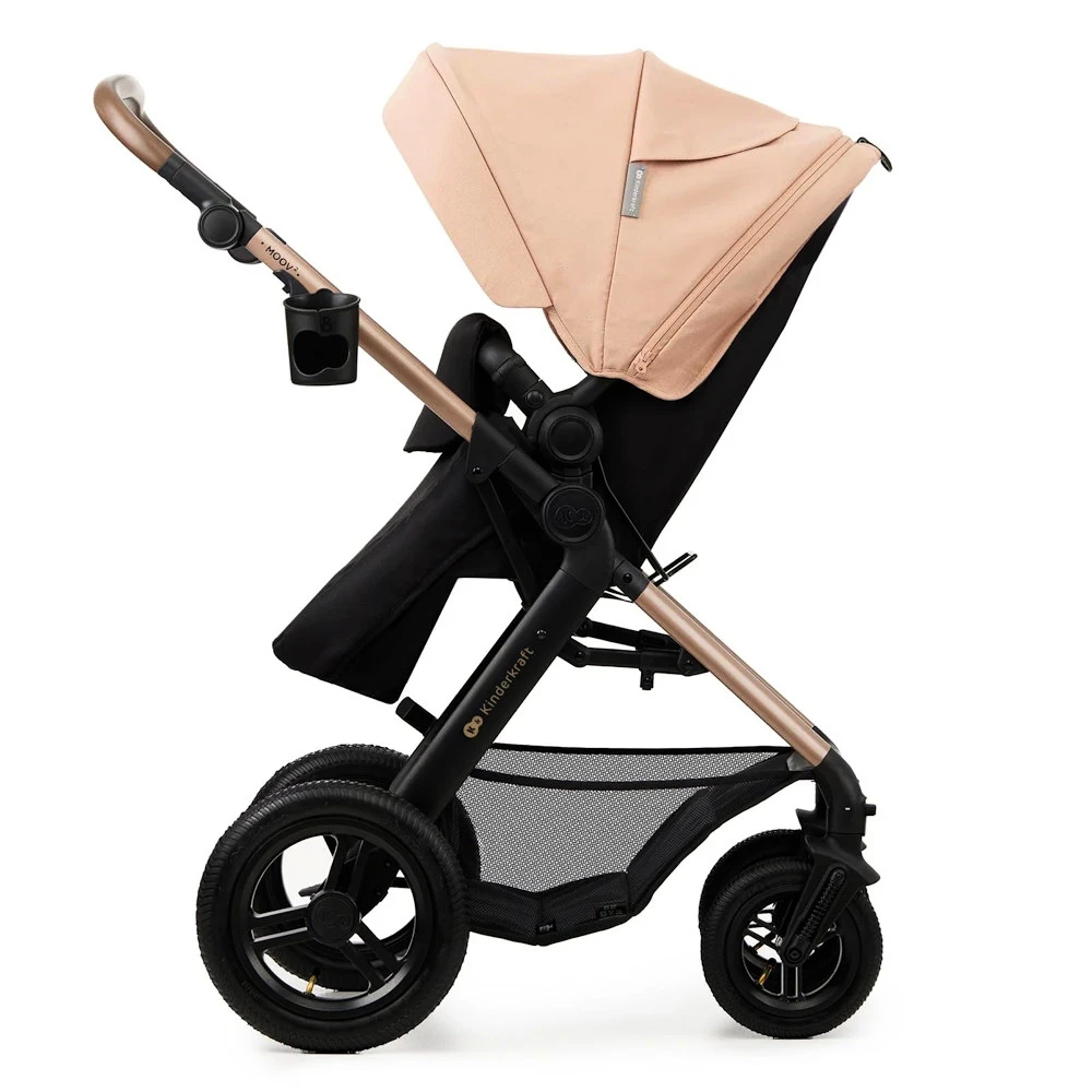 Městský kočárek Kinderkraft Moov 2 Air 3In1 Sand Beige