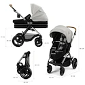 Městský kočárek Kinderkraft Moov 2 XL Moonlight Grey