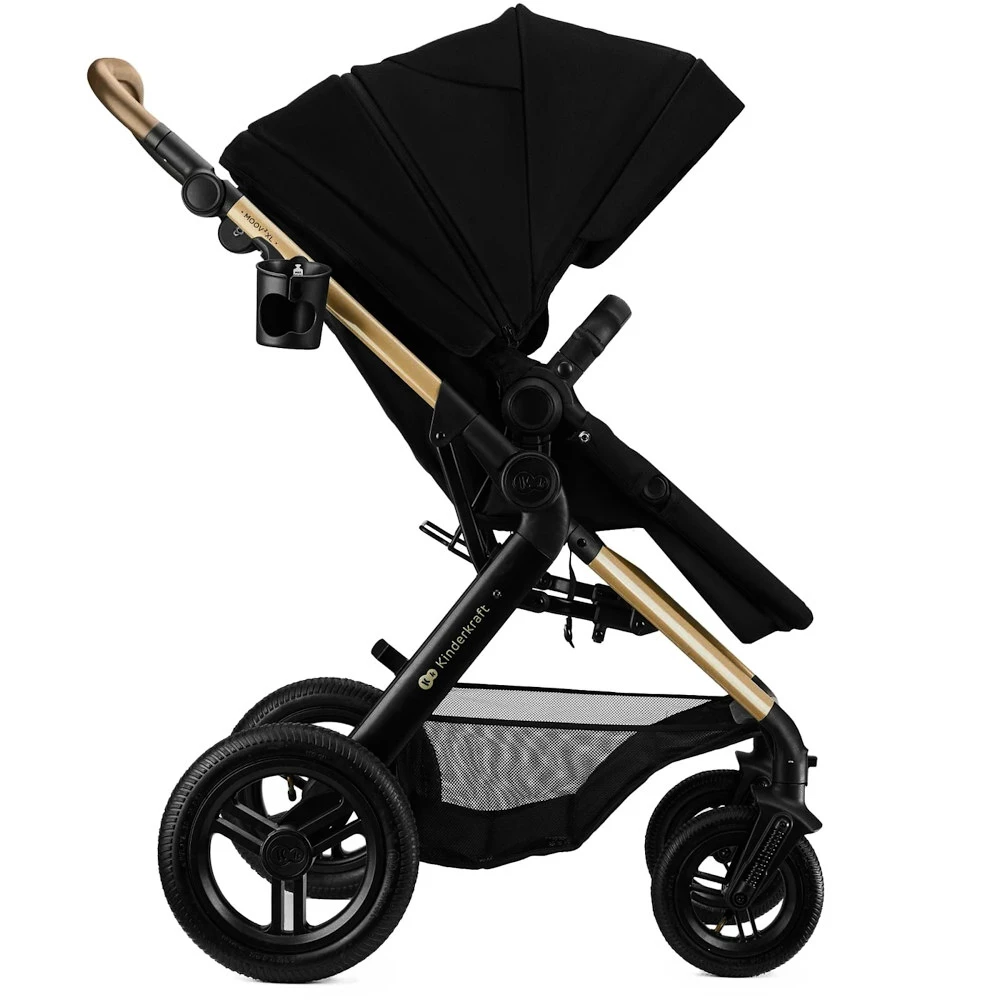 Městský kočárek Kinderkraft Moov 2 XL Pure Black