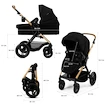 Městský kočárek Kinderkraft Moov 2 XL Pure Black