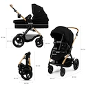 Městský kočárek Kinderkraft Moov 2 XL Pure Black
