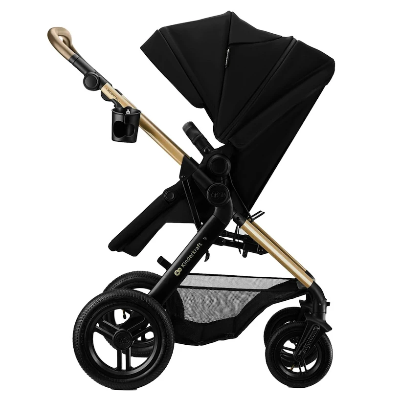 Městský kočárek Kinderkraft Moov 2 XL Pure Black
