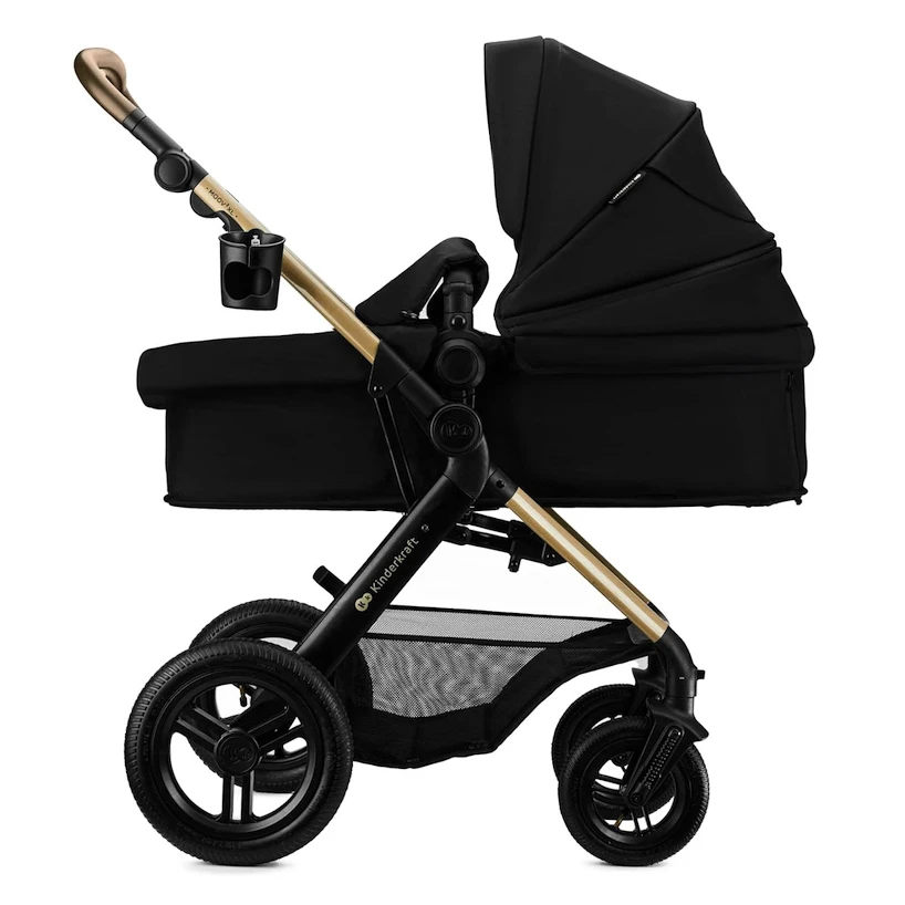 Městský kočárek Kinderkraft Moov 2 XL Pure Black