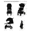 Městský kočárek Kinderkraft Trig 3  Onyx Black