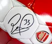 Míč Puma Fan Mini Arsenal FC s originálním podpisem Petra Čecha