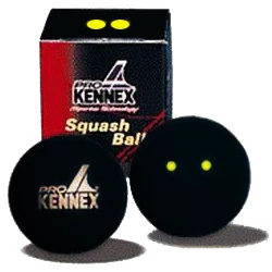 Míček pro squash ProKennex - 2 žluté tečky