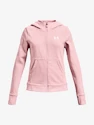 Mikina Under Armour Rival Fleece LU FZ Hoodie-PNK