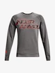 Mikina Under Armour UA RIVAL FLC CAMO SCRIPT CRW-GRY