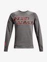 Mikina Under Armour UA RIVAL FLC CAMO SCRIPT CRW-GRY