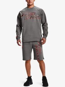 Mikina Under Armour UA RIVAL FLC CAMO SCRIPT CRW-GRY