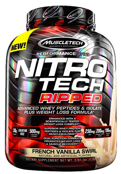 Product detail of MuscleTech Nitro-Tech Ripped 1800 g čokoláda