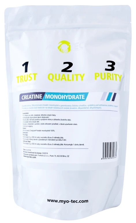 MyoTec Creatine Monohydrate Creapure 750&nbsp;g