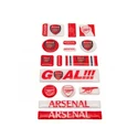 Nálepky Arsenal FC 3D Bubble Sticker Set