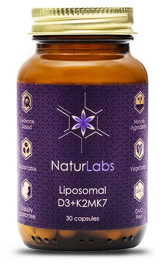 NaturLabs Liposomální vitamín D3 + K2 30&nbsp;kapslí
