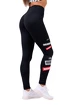 Nebbia High Waist Labels legíny 504 černé