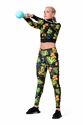Nebbia High-waist performance legíny 567 jungle green
