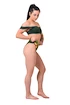 Nebbia High-waist sporty bikini - spodní díl 555 jungle green
