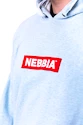 Nebbia Red Label mikina s kapucí 149 světle modrá