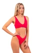 Nebbia Triangle Bralette Bikini Top with padding 457 Pink