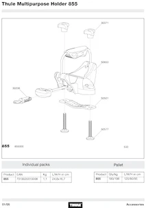 Nosič příslušenství Thule Multi-Purpose 855