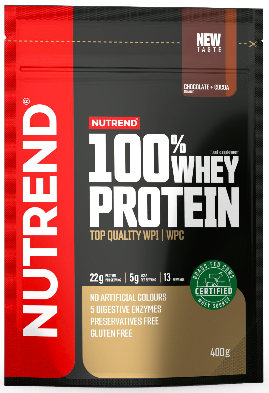 Product detail of Nutrend 100% Whey Protein 400 g jahoda - banán