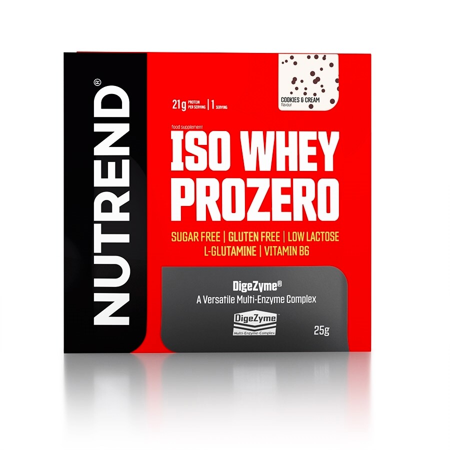 Product detail of Nutrend ISO Whey Prozero 25 g čokoláda - brownie