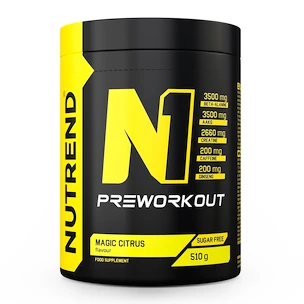 Nutrend N1 Pre-Workout 510 g tropické ovoce
