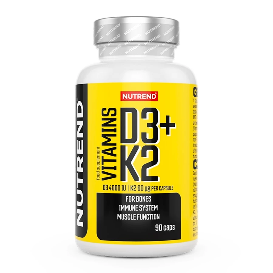 Nutrend Vitamins D3+K2 90 kapslí