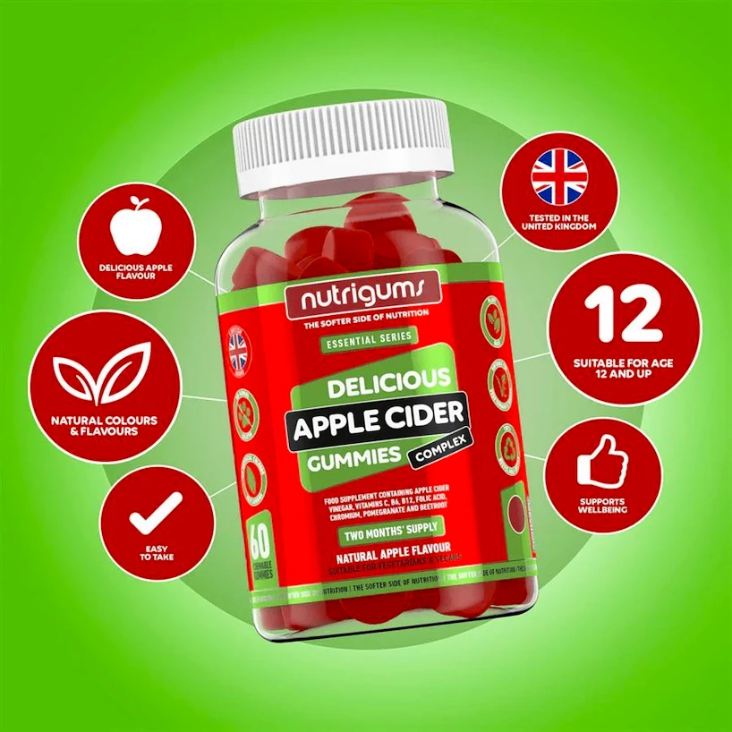 Nutrigums Apple Cider Complex 60 gummies
