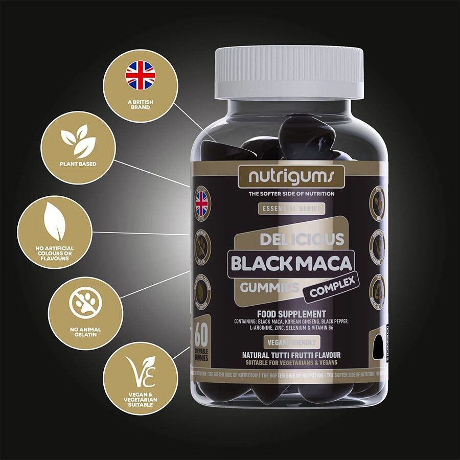 Nutrigums Black Maca 60 gummies - thumb (1)