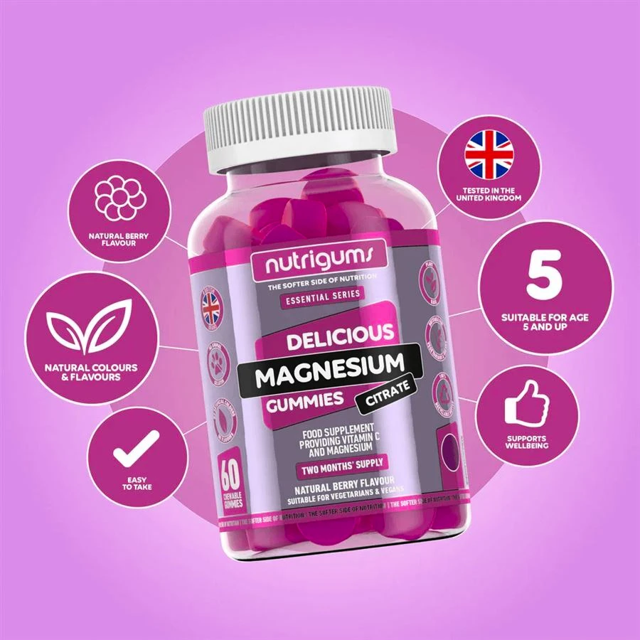 Nutrigums Magnesium Citrate 60 gummies