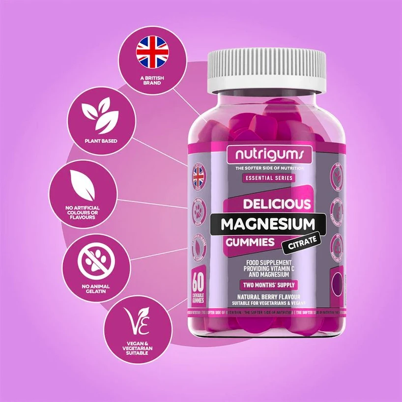 Nutrigums Magnesium Citrate 60 gummies