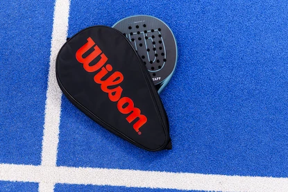 Obal na padelovou raketu Wilson  Padel Cover Black/Infrared